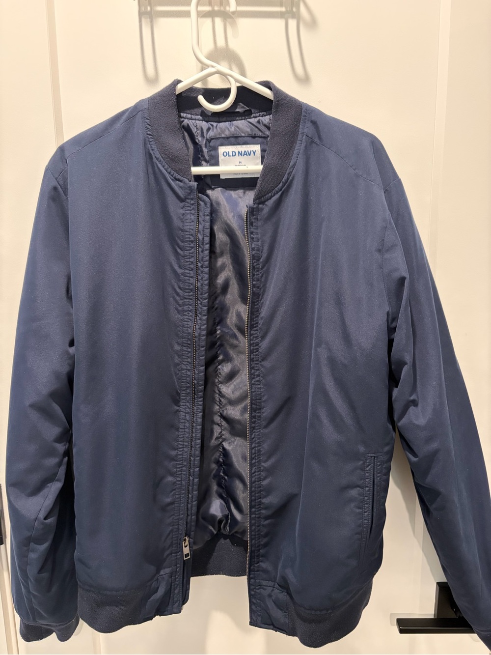 Old Navy Men's Navy Blue Bomber Jacket